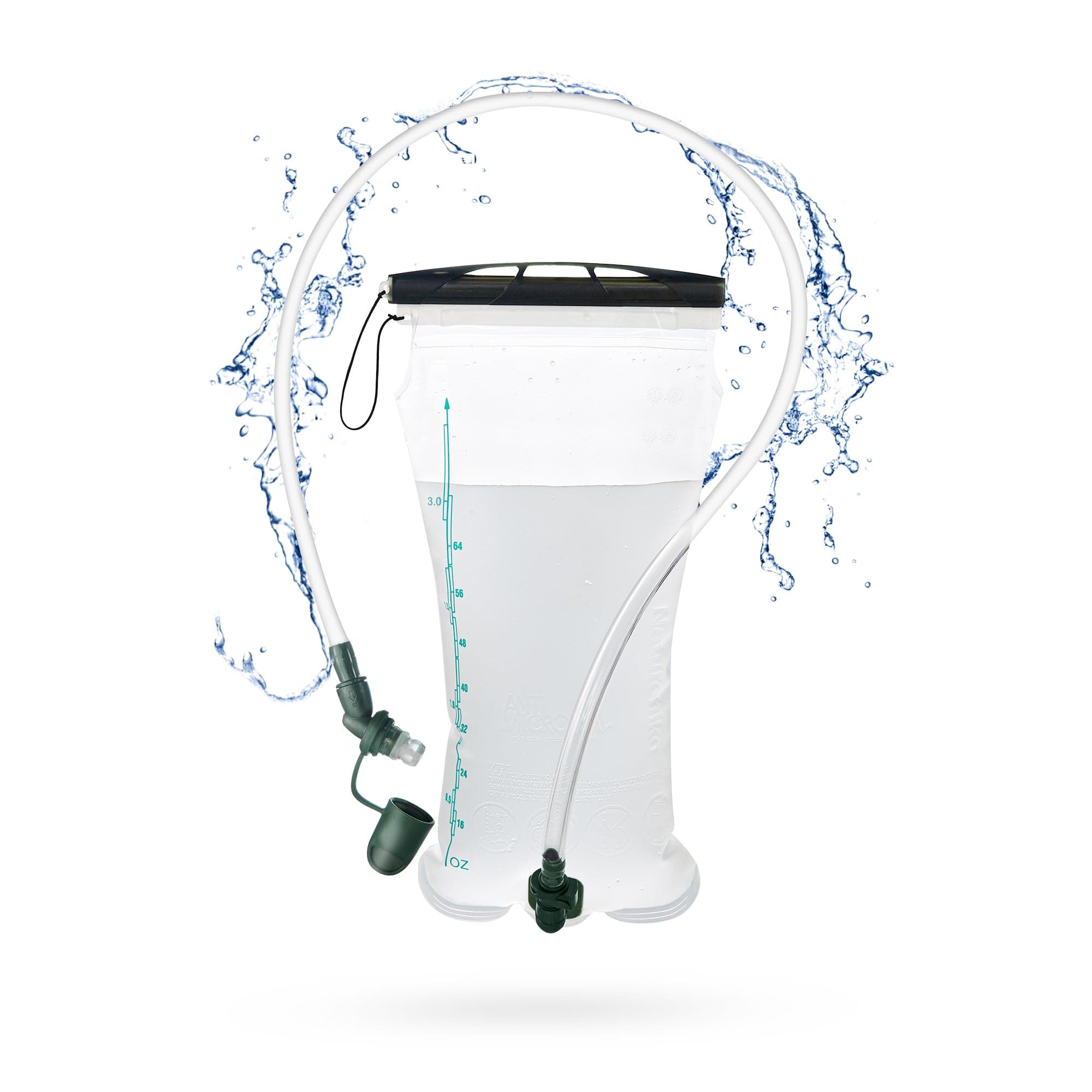 Naturehike TPU Trinkblase leichte tragbare Outdoor Trinkblase mit Trinkaufsatz und Schutzdeckel ideal für Rucksackreisen Wandern Trekking Radfahren und Outdoor Aktivitäten