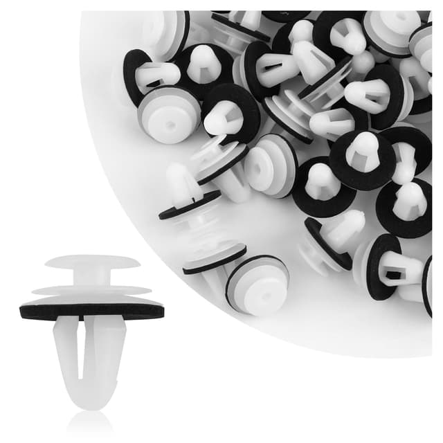 50PCS Auto Befestigungsclips,Türverkleidung Clips zur Befestigung des Seitenschwellers,Kompatibel mit GM Chevrolet Saab Hummer H2 Equinox Camaro GMC Cadillac ATS CTS SRX 11519031 (Hohl)