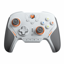 BIGBIG WON PC Gaming Controller, kabelloser Controller mit Benutzerdefinierten Tasten, 6-Achsen-Gyro, Dual Shock, Makro, Turbo, Bluetooth Game Controller für Windows 10/Android/iOS/PC BLITZ2-TMR joystick
