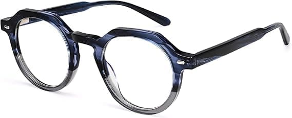 Dollger Blaulichtfilter Brille Damen Herren Blaulichtbrille ohne Sehstärke Computerbrille Gaming Schutzbrille Retro Blue Light Blocking Glasses UV400