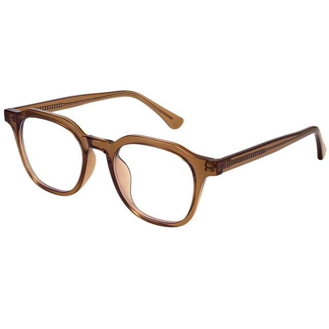 Dollger Square Vintage Blaulichtbrille mit TAC Blaulichtfilter UV400 Schutz Leichte Acetat-Brille für Bildschirmarbeit, Gaming und Büro Für Männer und Frauen, Hypoallergen und Hochwertig