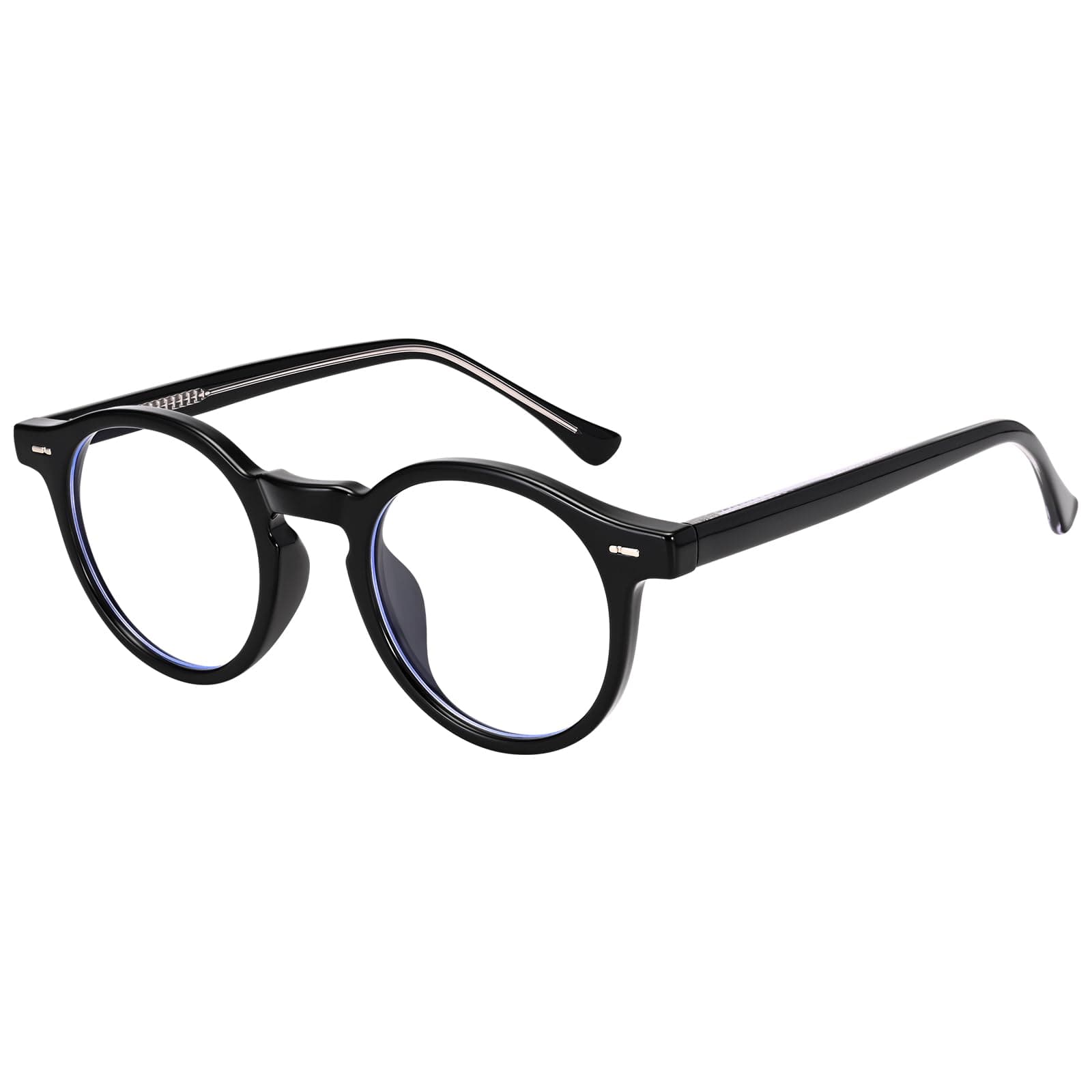 Dollger Blaues Licht Brille für Männer Frauen TR90 Retro-Brille Runde Brille Blocking Computer Bildschirm Brille UV400 Schutz