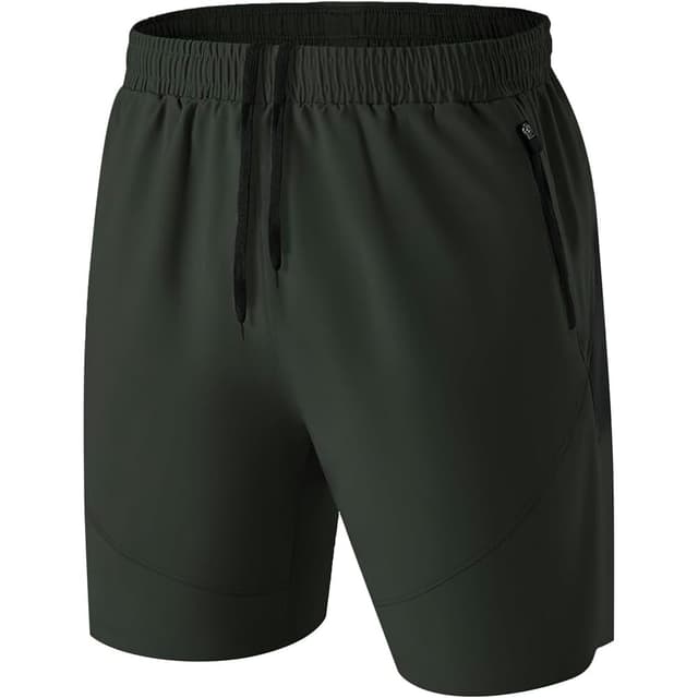 Kyopp Pantalón Corto Running Hombre Deportivo Shorts Con Bolsillo Con Cremallera Pantalones Cortos Secado Rápido Gym Pantalones Cortos