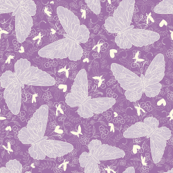VaryFloral Mustertapete Lila Wandtapete Selbstklebend 30.5cmx300cm Blumentapete Schmetterling Klebefolie Möbel Vintage Tapete Blumen Aquarell Folie für Möbel Wasserdicht Fototapete Wohnzimmer