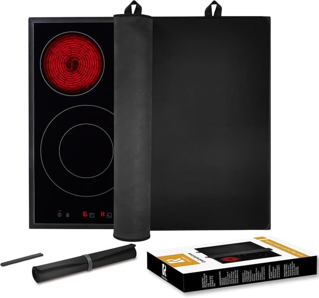 Herdabdeckplatte Abdeckung 52x78cm, Spritzschutz Küche Herdabdeckplatte, Abdeckung schutz für Cerankochfelder, Staubdichte-Matte für Induktionskochfelder zum Schutz vor Kratzern 2L x 2B cm