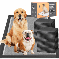 Gardner Pet Welpenunterlagen 70x85cm, Große Welpen Unterlagen mit Kohlenstoff zur Geruchskontrolle, Super Saugfähige und 6-lagige Auslaufsicher Trainingspads für Hunde, 30 Stück 70x85cm 30