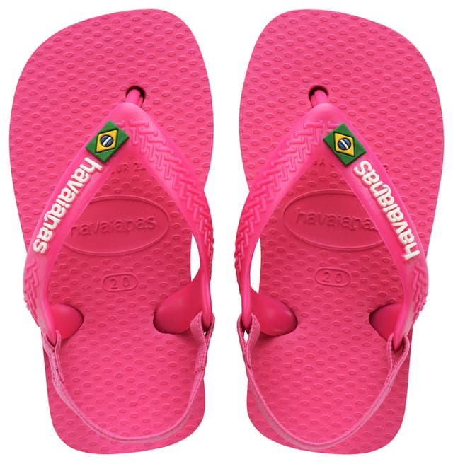 Havaianas Unisex Baby Brasil Logo II Sandale, Rose, 20 EU