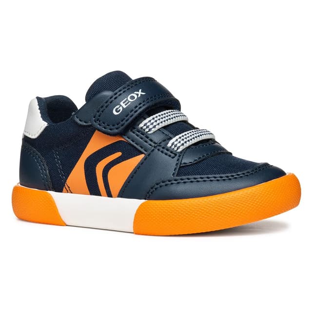 Geox Jungen B Gisli Boy A Sneaker 26 EU Navy Orange