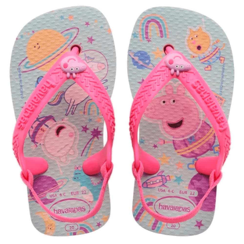 Havaianas Baby Peppa Pig, Zehentrenner Unisex Baby 19 EU Ballet Rose