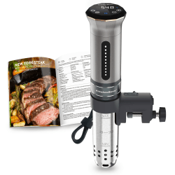 KitchenBoss Sous Vide Garer G300 Stick Präzisionskocher • Timerfunktion • 3D Zirkulation • Präziser Temperatureinstellung • IPX7 Wasserdicht • LED Touch-Display Immersion Tauchzikulator 300s 300S Single