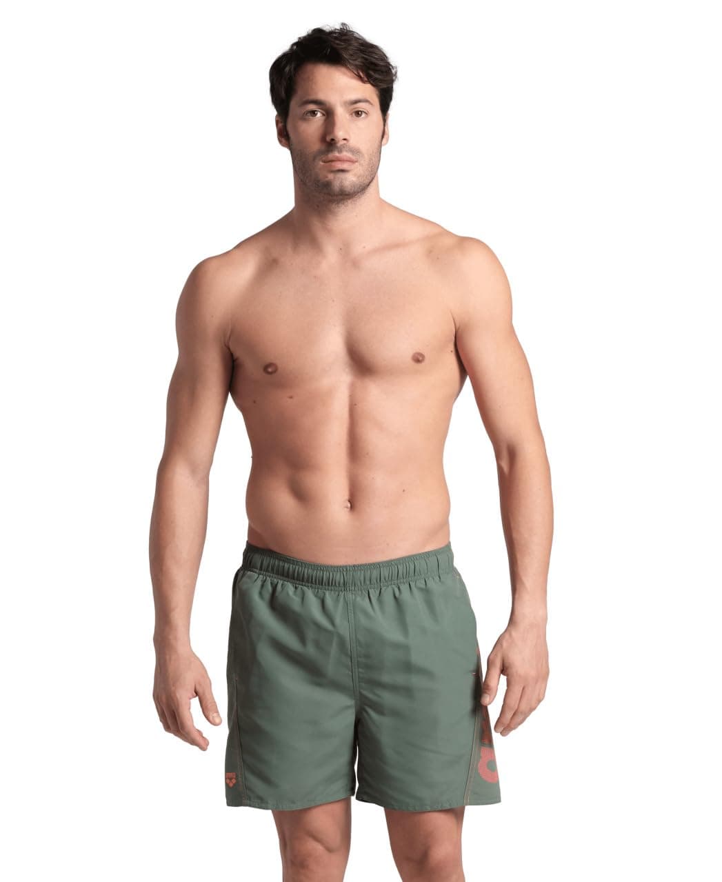 ARENA Herren Fundamentals Logo Boxer R Swim Trunks (1er Pack) S Sage-fluo Red