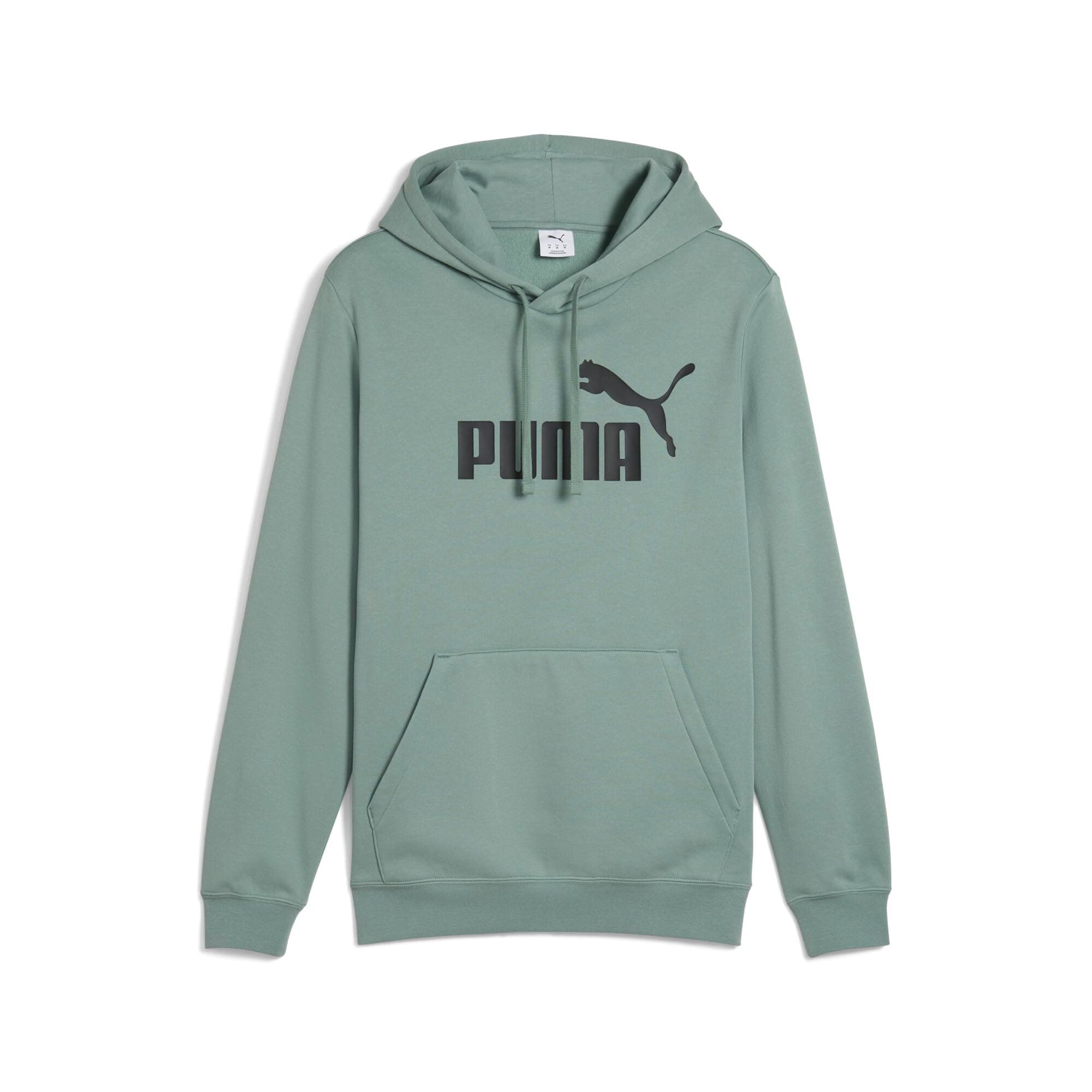 PUMA Herren ESS No. 1 Logo Hoodie FL (S) Kapuzenpullover (1er Pack) M Green Moon