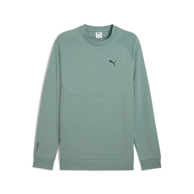 PUMA Herren Pumatech Crew Dk Crew-Sweatshirts (1er Pack) L Green Moon
