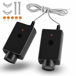 pepape 770E Garagen Lichtschranke für Chamberlain MotorLift ML500, ML510, ML1000, Sicherheitssensor-Kit Kompatibel mit LiftMaster Garagentoröffner LM50, LM60, LM80, LM600A