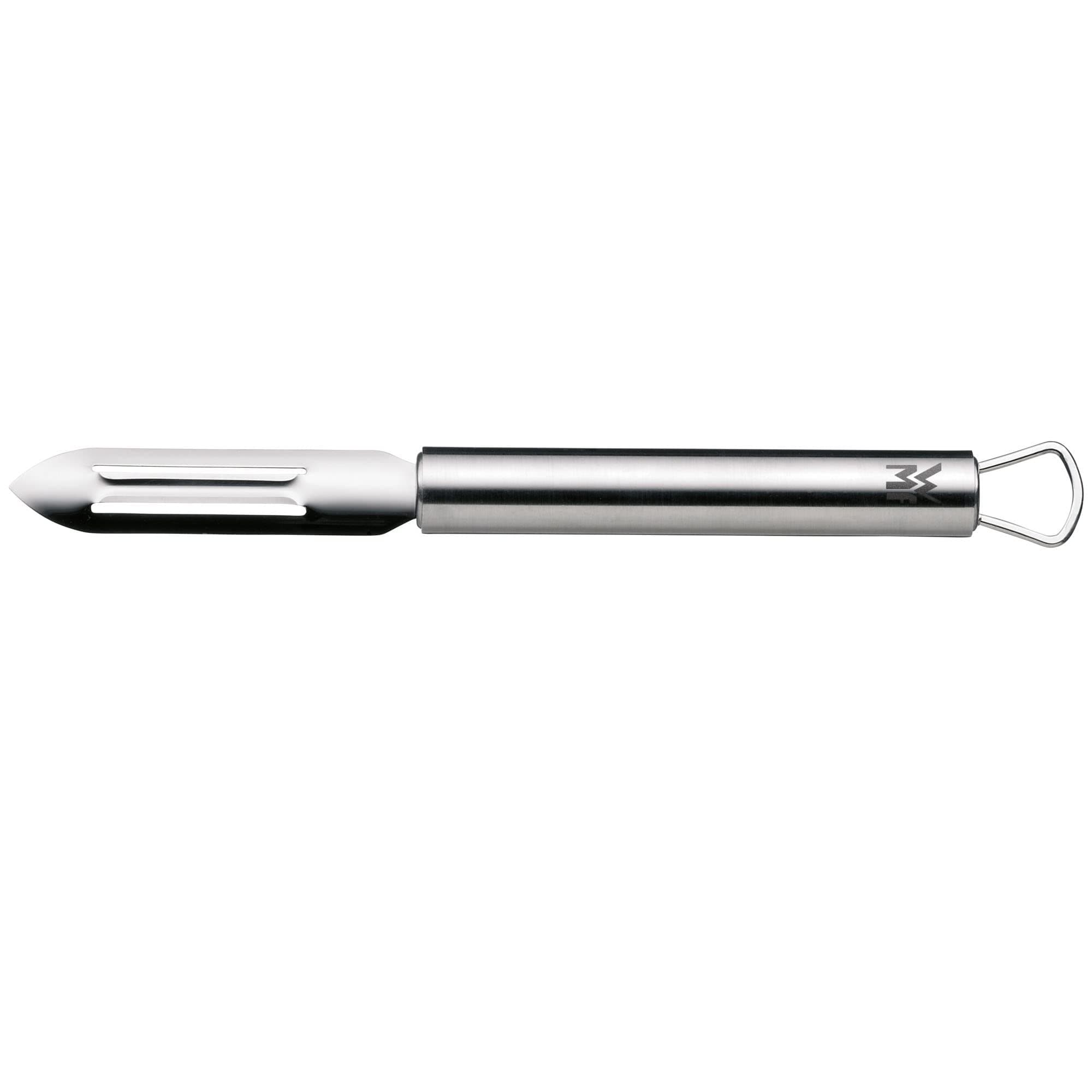 WMF Profi Plus Sparschäler 19 cm, Gemüseschäler, Cromargan Edelstahl teilmattiert, spülmaschinengeeignet Single