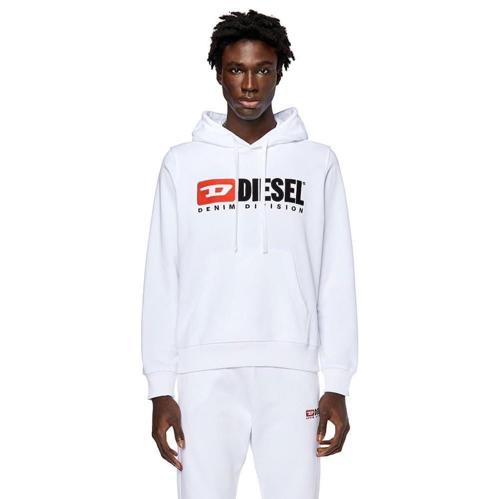 Diesel Herren S-Ginn-Hood-div Felpa Kapuzenpullover