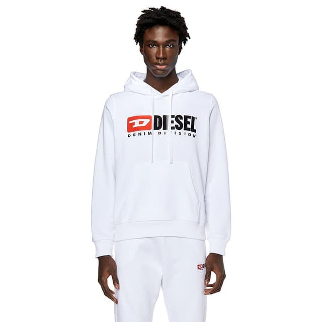 Diesel Herren S-Ginn-Hood-div Felpa Kapuzenpullover