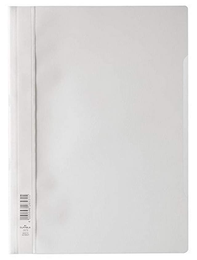 Durable Sichthefter (A4 Standard, PP) 25er Packung weiß, 252302