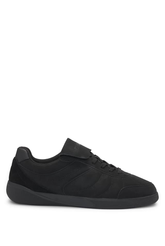 HUGO Herren Riven Tenn Sneakers in Nubuk-Optik mit Umschlaglasche Größe