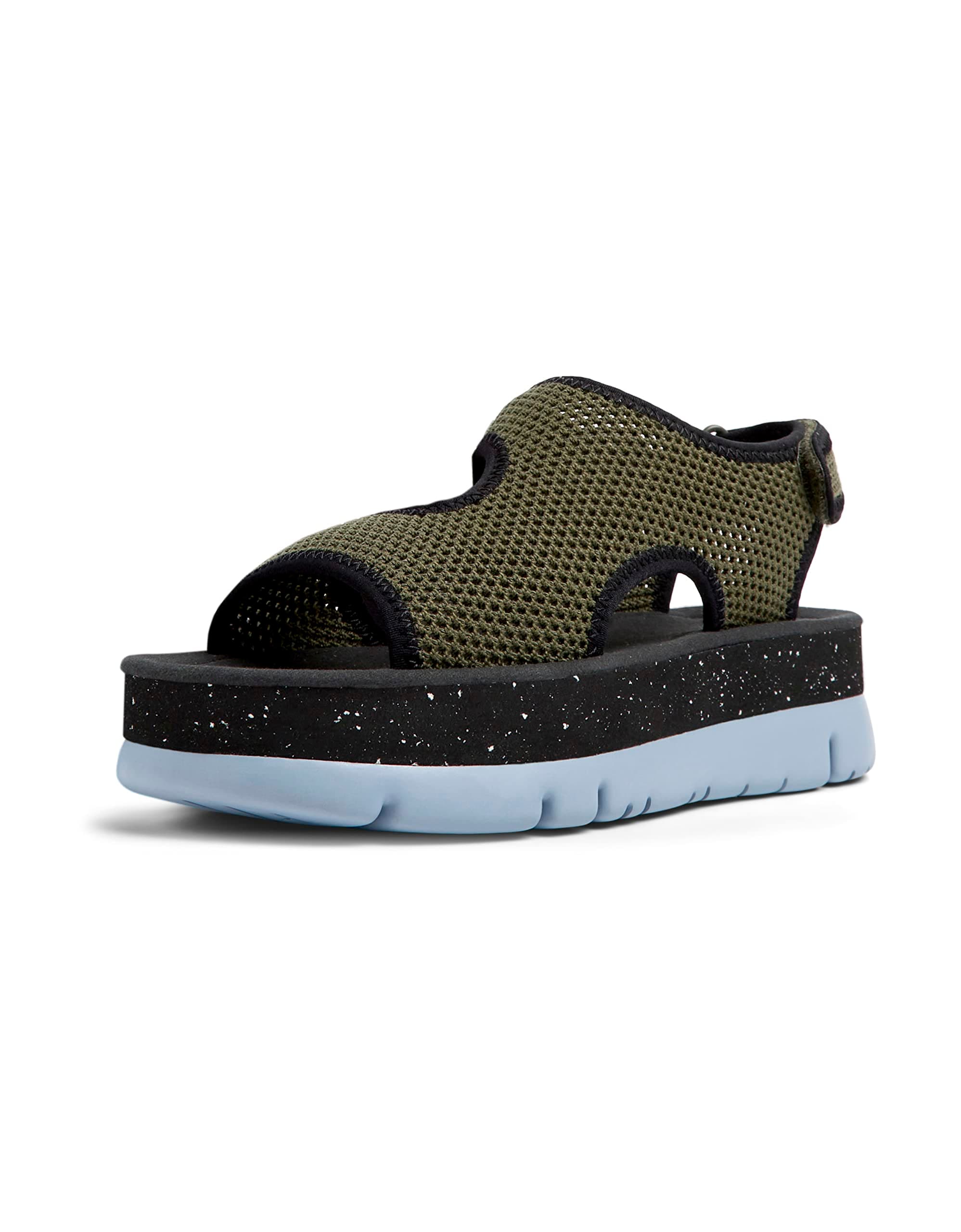 Camper Damen Oruga Up K201544 Sandal, Grün 006, 36 EU