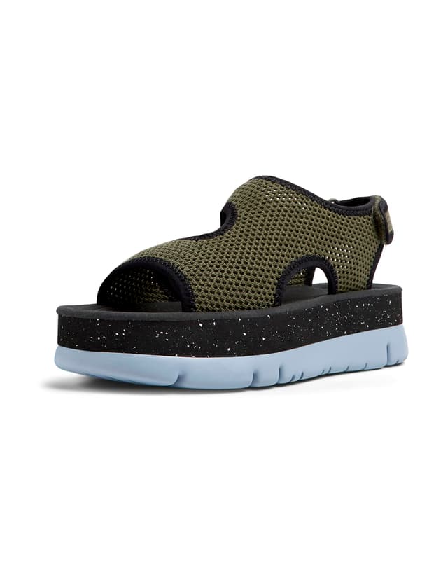 Camper Damen Oruga Up K201544 Sandal, Grün 006, 36 EU