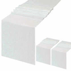 2 Stück Tischläufer Geburtstag 30x180cm Pailletten Tischläufer für Kinder Geburtstags Party Hochzeiten Weihnachten Dekoration Symphonie Farbe 30x180cm