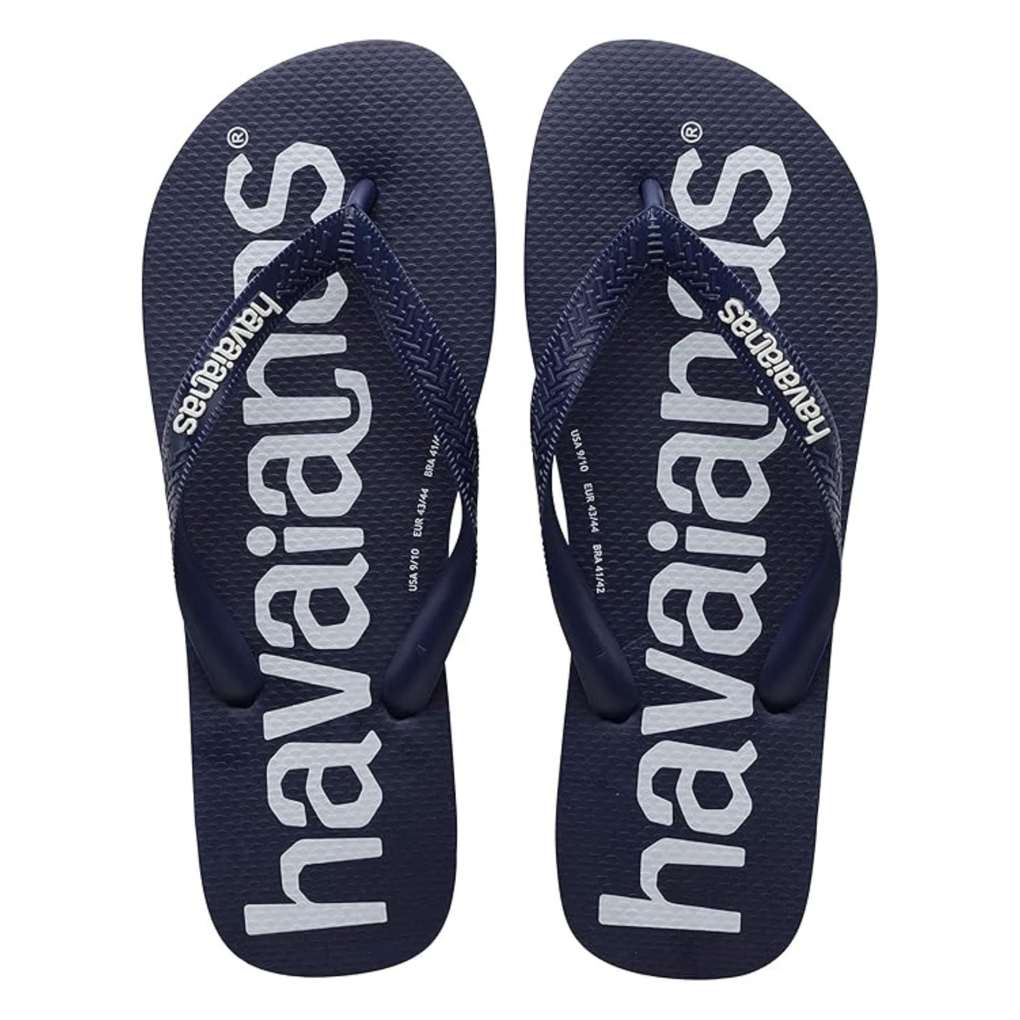 Havaianas - Top Logomania, Bequeme, Robuste und Leichte Badelatschen, Sohle mit Großem Logo, Unisex Erwachsene