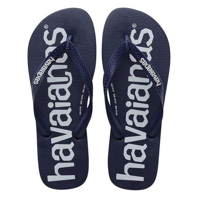 Havaianas - Top Logomania, Bequeme, Robuste und Leichte Badelatschen, Sohle mit Großem Logo, Unisex Erwachsene