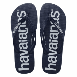 Havaianas - Top Logomania, Bequeme, Robuste und Leichte Badelatschen, Sohle mit Großem Logo, Unisex Erwachsene