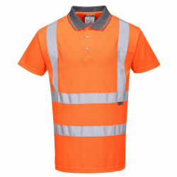 Portwest WARNSCHUTZ KURZARM POLO SHIRT, RIS, Größe: XXL, Farbe: Orange, RT22ORRXXL XXL Orange