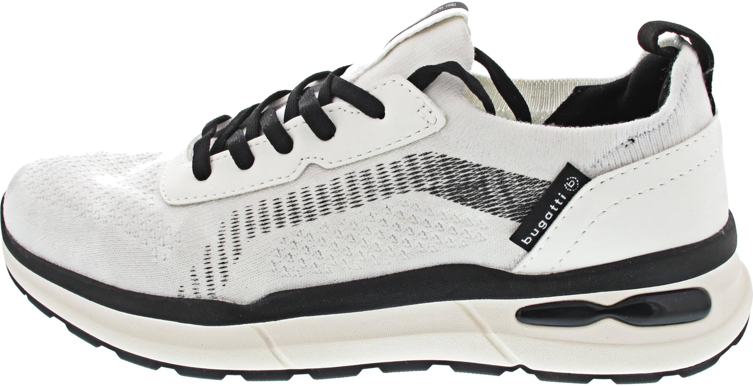 Bugatti Herren Schnürhalbschuh in weiß 43 EU