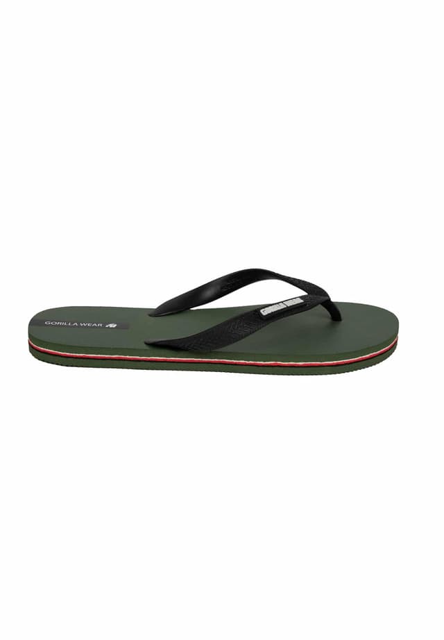 Gorilla Wear Herren Kokomo Flip-Flops Flipflop 42 EU Grün