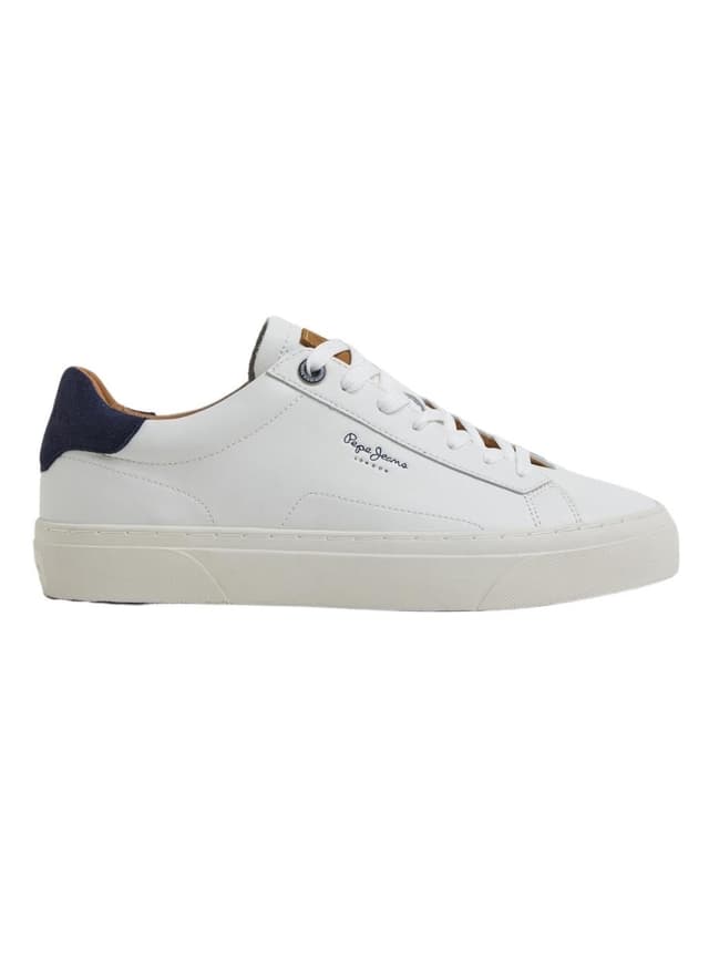 Pepe Jeans Herren Yogi Original Sneaker 40 EU Weiß