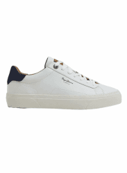Pepe Jeans Herren Yogi Original Sneaker 40 EU Weiß