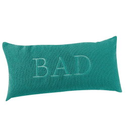PANA® Badewannenkissen (20x40 cm) • Bequemes Kissen für Badewanne • Nackenkissen • Kopfstütze Wanne • Polster • Schnell Trocknend • Türkis Mit Bad Schriftzug Türkis Bad