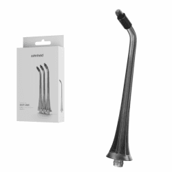Zahnheld® Ersatzdüsen Deep Care für Munddusche Aquadent 3 stück (1er Pack) Schwarz