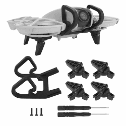 Gimbal Bumper Guard für DJI Neo Zubehör, Drone Gimbal Lens Anti-Collision Protection Guard Bar für DJI Neo Drohne Zubehör mit Fahrwerkl, Kollisionsschutz, Schwarz black