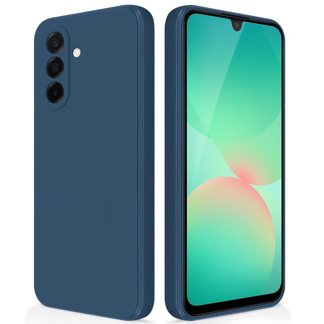GiiYoon Hülle Kompatibel mit Samsung Galaxy A26, Hochwertiges Liquid Silicone Case, Rundumschutz Handyhülle, Kratzfestes Weiches Mikrofaserfutter- Blau Samsung Galaxy A26 (6.7 Zoll) Blau