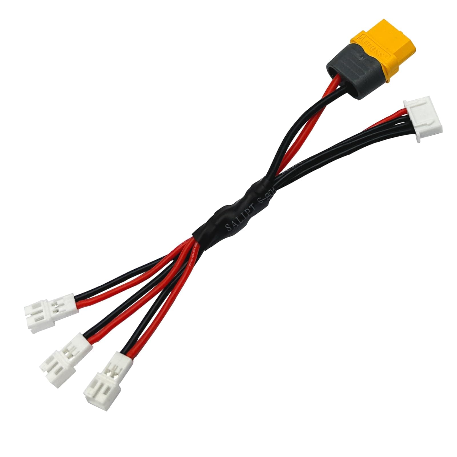 3X JST-PH2.0 zu XT60 Parallel Batterie Ladekabel 12cm für Mobula 6 7 Tinyhawk ② M6D D6PRO SCX24 RC Auto Batterien mit PH2.0 Stecker
