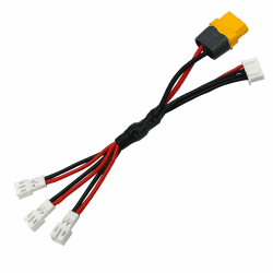 3X JST-PH2.0 zu XT60 Parallel Batterie Ladekabel 12cm für Mobula 6 7 Tinyhawk ② M6D D6PRO SCX24 RC Auto Batterien mit PH2.0 Stecker