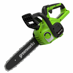 Greenworks G40CS30II Akku Kettensäge, 12 Zoll (30 cm) Blattlänge, 4,2 m/s Kettengeschwindigkeit, 2,6 kg, automatisches Öl-System OHNE 40V Akku & Ladegerät, 3 Jahre Garantie 30cm (2023 nuovo)