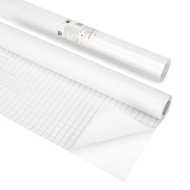 EXERZ Selbstklebende Buchumschlagfolie 33 cm x 5 m, wasserfest, aufklebbare Schutzhülle für Hefte, Notizbücher, Etiketten, fest und stabil