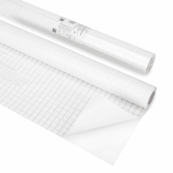 EXERZ Selbstklebende Buchumschlagfolie 33 cm x 5 m, wasserfest, aufklebbare Schutzhülle für Hefte, Notizbücher, Etiketten, fest und stabil