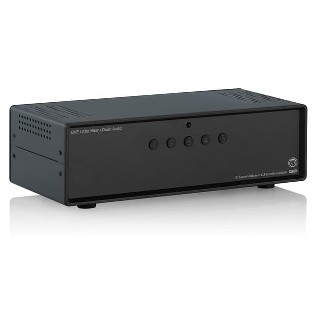 Douk Audio 5-Port XLR Balanced Umschalter 1(5)-IN-5(1)-Out Audio Switcher Box Splitter (5-IN-1-OUT)