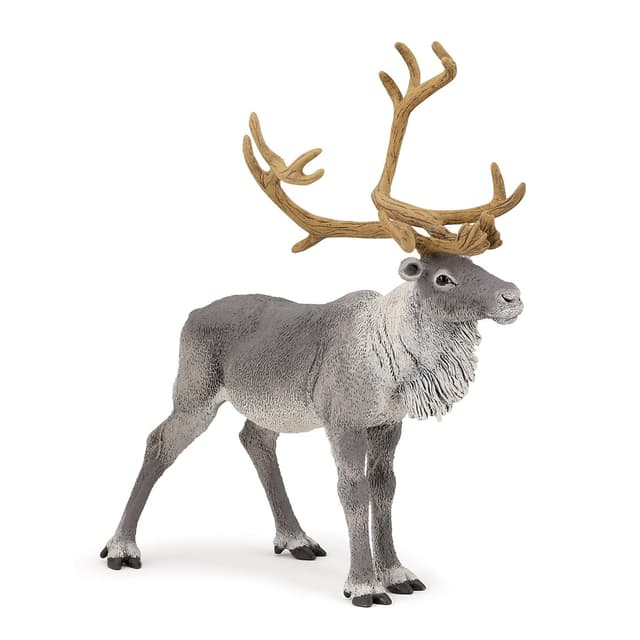 Papo - Tierfigur - Rentier, Geist des Hohen Nordens, Kinderspielzeug ab 3 Jahren - Entdeckung der Wintertraditionen und der Polartiere