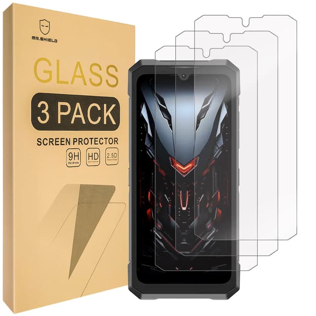 Mr.Shield Schutzfolie Kompatibel mit Doogee Fire 6 Max [3 Stück] Schutzglas Schutzglasfolie 9H Härte, HD Klare Displayschutzfolie
