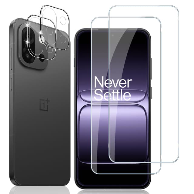 Locofun Schutzfolie für OnePlus 13S für Panzerglas, 9H Härte Panzer Schutz Glas und Kameraschutz Folie [2+2 Stück], Anti-Kratzer Displayschutzfolie Schutzglas