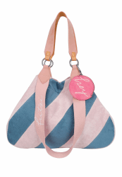 Fritzi aus Preussen Damen Izzy Medium Frottee Blue Rose Shopper