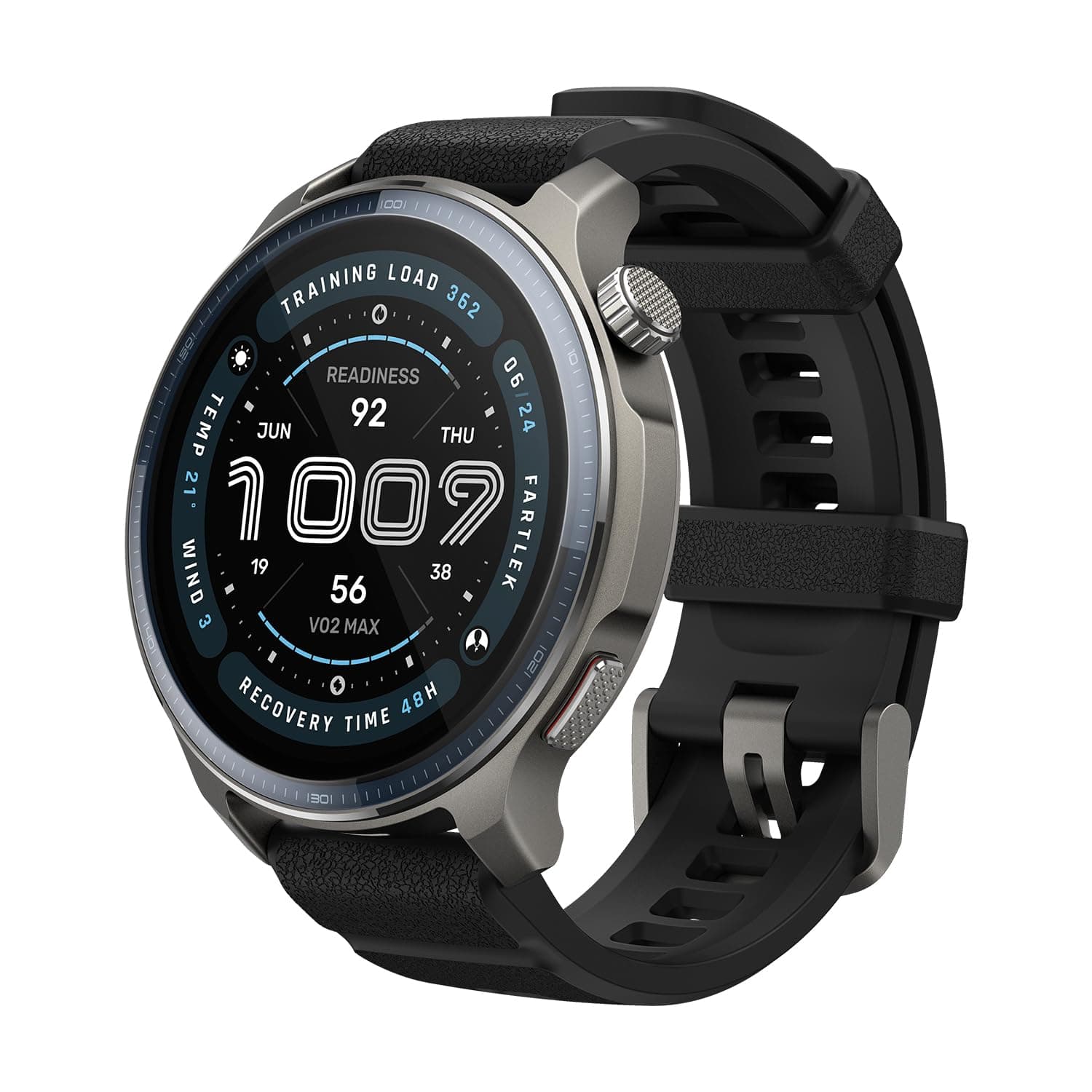 Amazfit Balance 2 Smartwatch 47mm 1.5'' AMOLED Sapphire Glass, Offline-Karten, Dualband-GPS, 21 Tage Akkulaufzeit, 170+ Sportmodi, HYROX & Golfmodus, Herzfrequenz & Schlaftracking für Android & iPhone