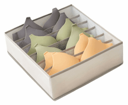marysgift Kleine Aufbewahrungsboxen Schubladen Ordnungssystem Schrank Organizer Faltbare von BH Socken Höschen Unterwäsche Krawatten (CW01012,S)